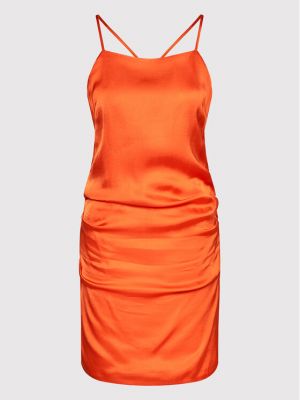 Oranžové koktejlové šaty Birgitte Herskind