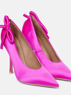 Σατέν γοβάκια Valentino Garavani ροζ
