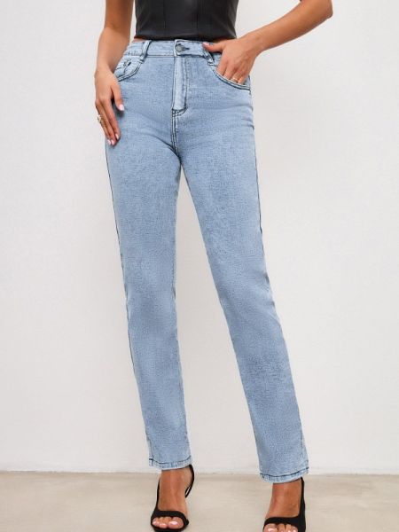 Прямые джинсы Sandrine голубые