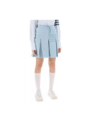 Pantalones cortos plisados Thom Browne azul