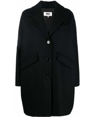 Kabát Mm6 Maison Margiela černý