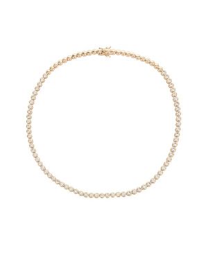 Теннисное ожерелье металлическое Lili Claspe, золотое