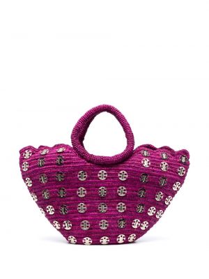 Shopper handtasche Rabanne lila