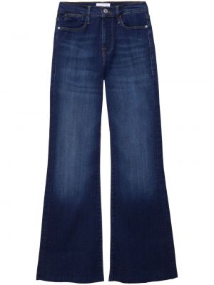 Bavlněné džíny relaxed fit Frame modré