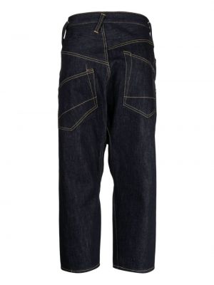 Asymmetrische jeans Fumito Ganryu blau