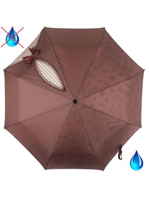 Коричневый зонт Flioraj