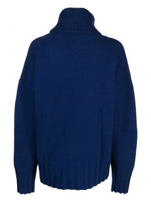 Sweter wełniany Made In Tomboy niebieski