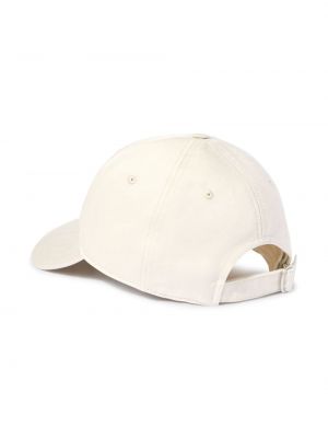 Siuvinėtas kepurė su snapeliu Off-white balta