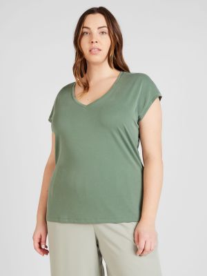 T-shirt Vero Moda Curve verde