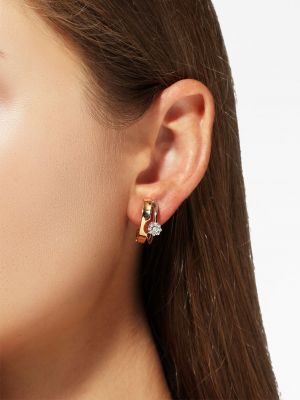 Boucles d'oreilles à boucle en or rose Yeprem
