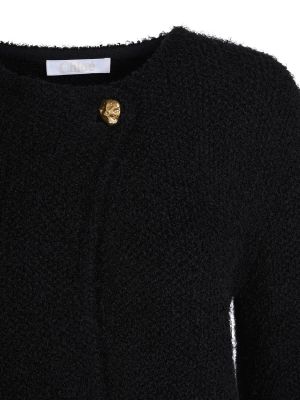 Giacca di lana di seta in maglia Chloé nero