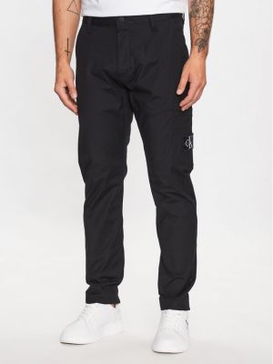 Pantaloni sport Calvin Klein Jeans negru