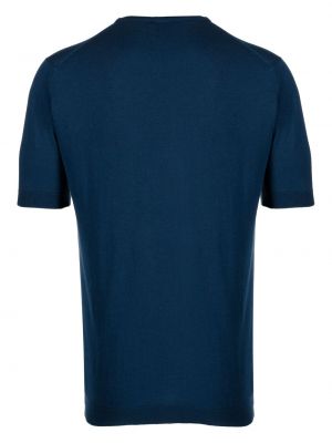 Jersey sweatshirt John Smedley blau