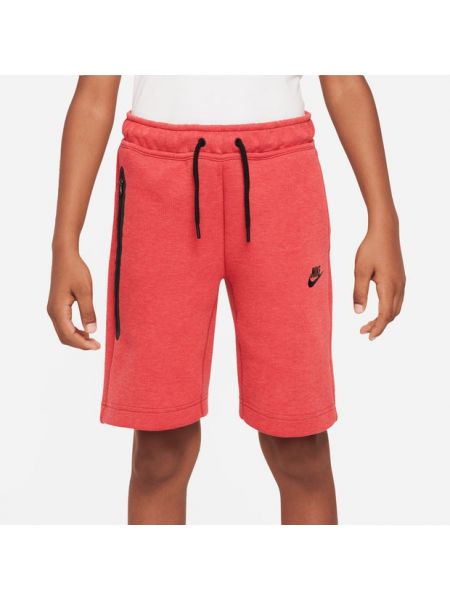 Pantaloncini felpati Nike rosso