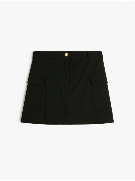 Mini sukně s vysokým pasem relaxed fit Koton