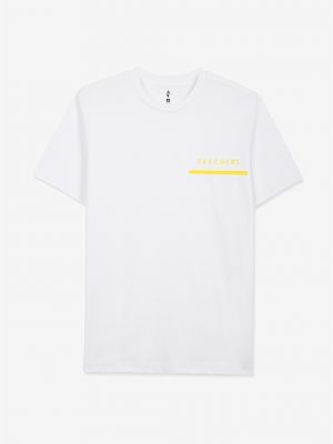 Простая мужская футболка с круглым вырезом Skechers белая