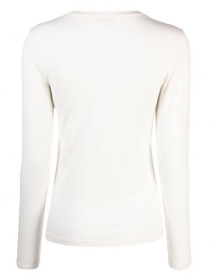 Koszulka bawełniana Emporio Armani biała