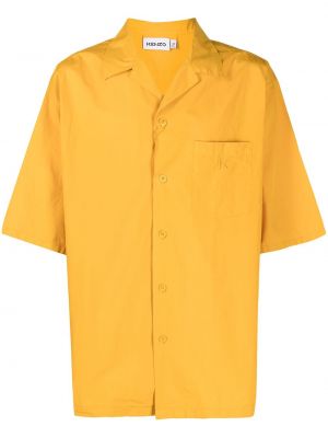 Camisa con bordado Kenzo amarillo