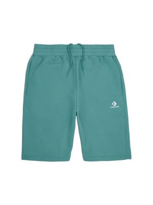Fleecové kalhoty s výšivkou s hvězdami Converse zelené