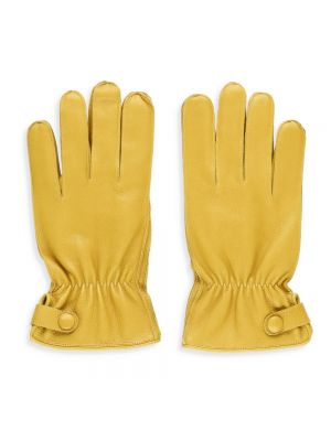 Żółte rękawiczki Orciani