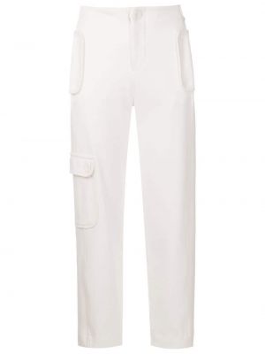 Rovné kalhoty Alcaçuz bílé