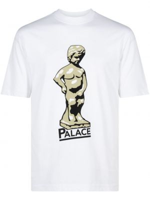 Памучна тениска Palace бяло