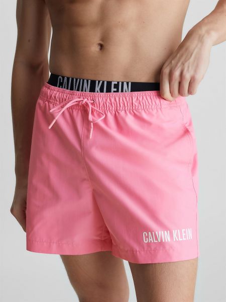 Шорти Calvin Klein Swimwear розово