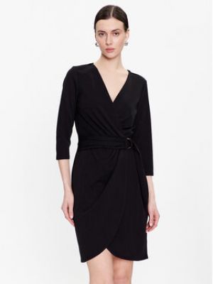Slim fit koktejlové šaty Morgan černé