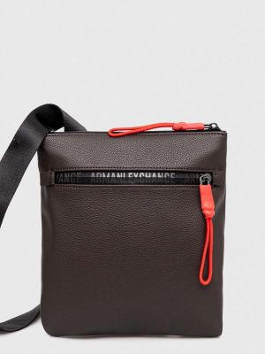 Поясная сумка Armani Exchange коричневая