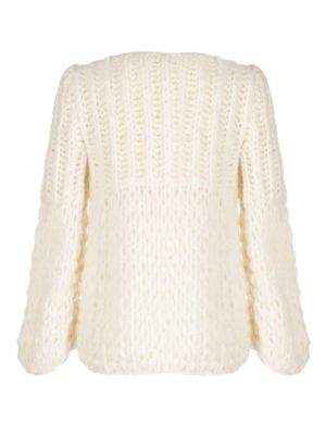 Wild Cashmere Xenia chunky-knit cashmere jumper - White