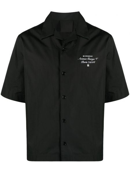 Hemd mit stickerei Givenchy schwarz