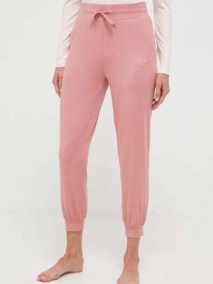 Spodnie sportowe Roxy różowe