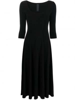 Midi šaty Norma Kamali černé