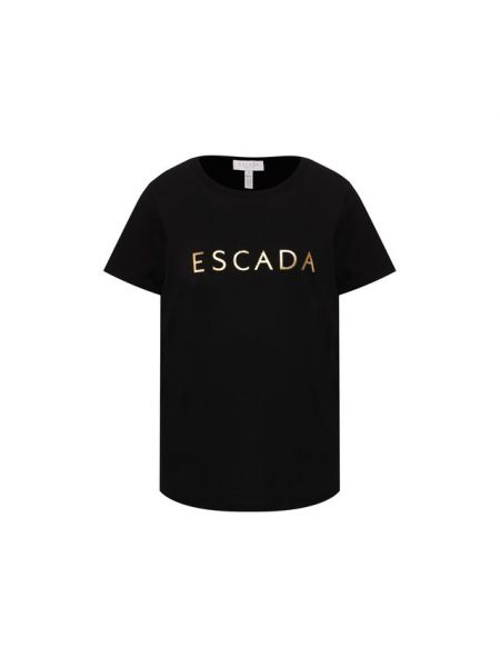 Спортивная хлопковая футболка Escada Sport