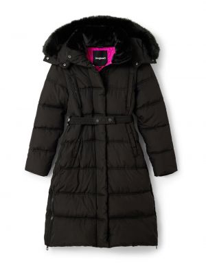 Зимнее пальто Desigual черное