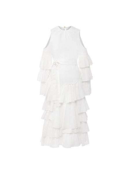 Хлопковое платье Loewe, белое