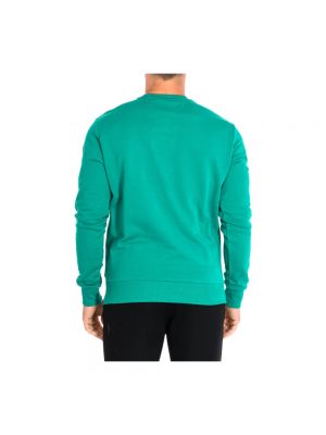 Sweatshirt mit rundem ausschnitt La Martina grün