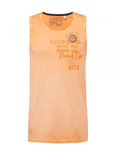 T-shirt Camp David arancione