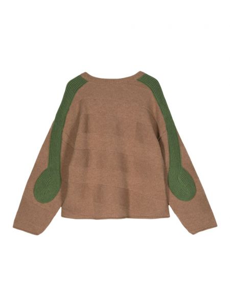 Vlněný svetr s výstřihem do v Kiko Kostadinov