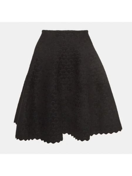 Falda de terciopelo‏‏‎ Alaïa Pre-owned negro