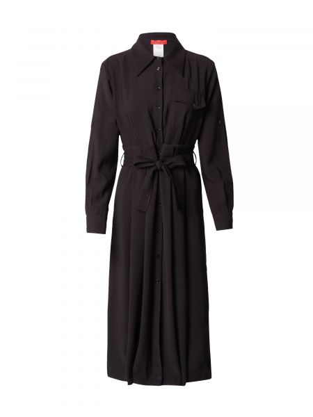 Φόρεμα σε στυλ πουκάμισο Max&co μαύρο