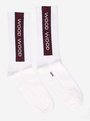 Sportske čarape Wood Wood bijela