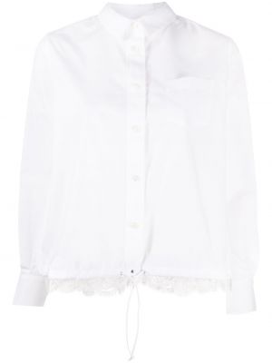 Camisa de encaje Sacai blanco