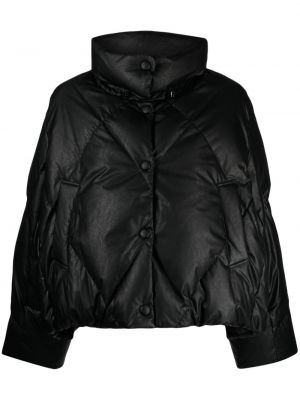 Pikowana kurtka skórzana Studio Tomboy czarna