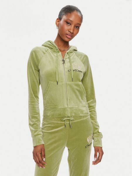 Sweat zippé slim Juicy Couture vert