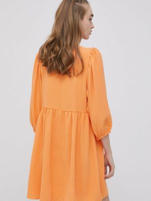 Mini šaty Jdy oranžové