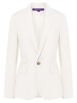 Шерстяной пиджак Ralph Lauren белый