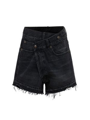 Shorts en jean R13 noir