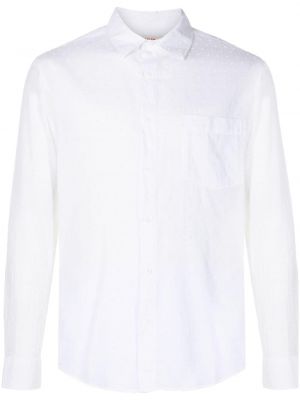 Памучна риза Osklen бяло