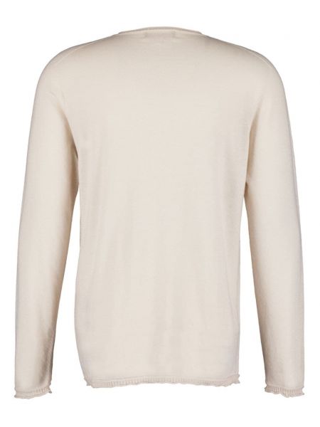 Lniany sweter z okrągłym dekoltem 120% Lino